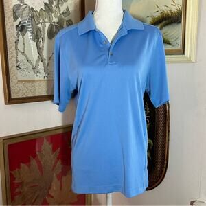 Blue Nike Golf Dri-Fit Shirt